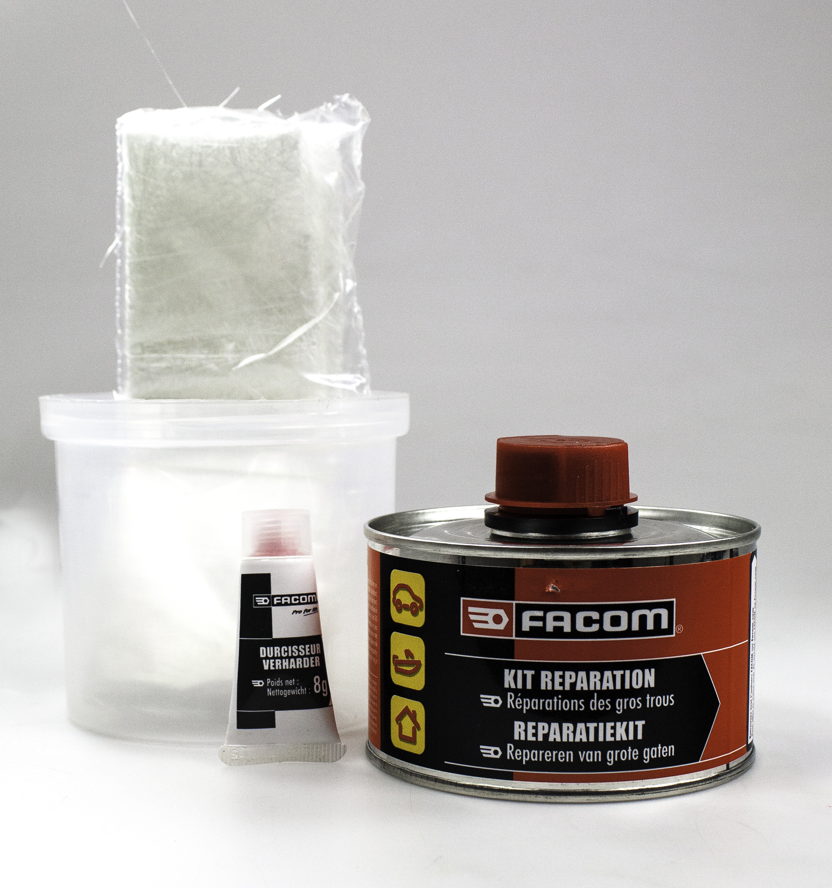 FACOM kit réparation(résine/mat verre) 250g – Etape Auto