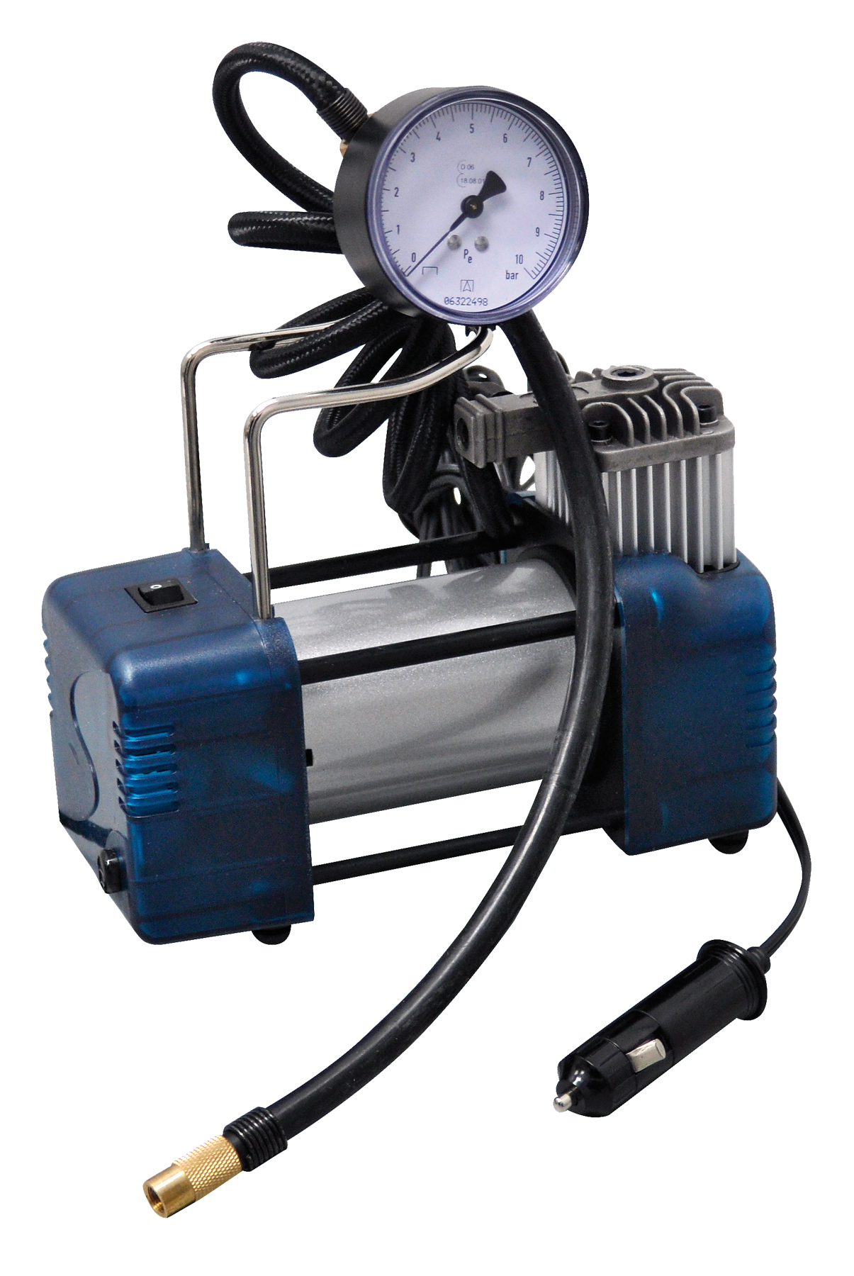 PRECISION-STEEL compresseur 12V - manomètre homologué