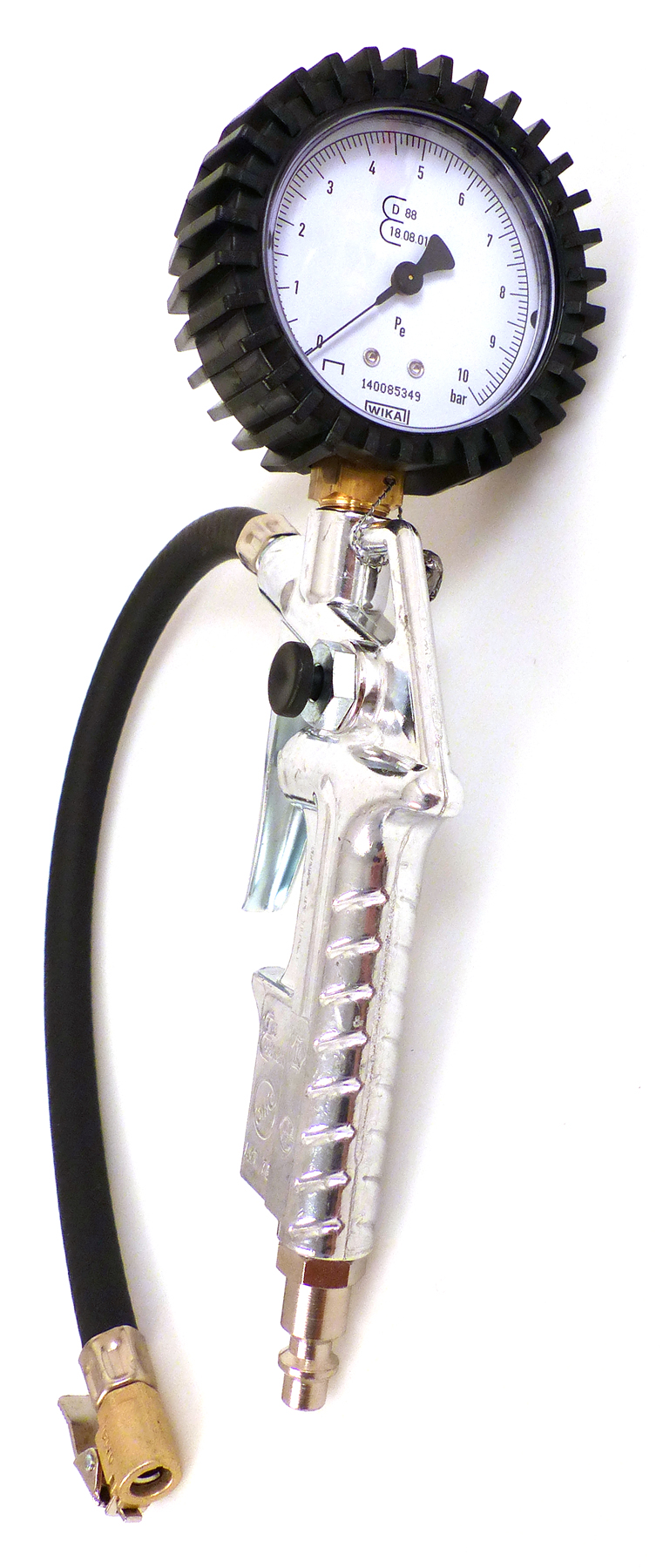 PRECISION-STEEL poignée de gonflage manomètre homologué