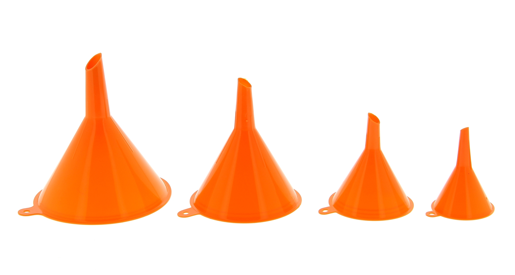 XLTECH jeu de 4 entonnoirs. Ø 50/75/100/120mm