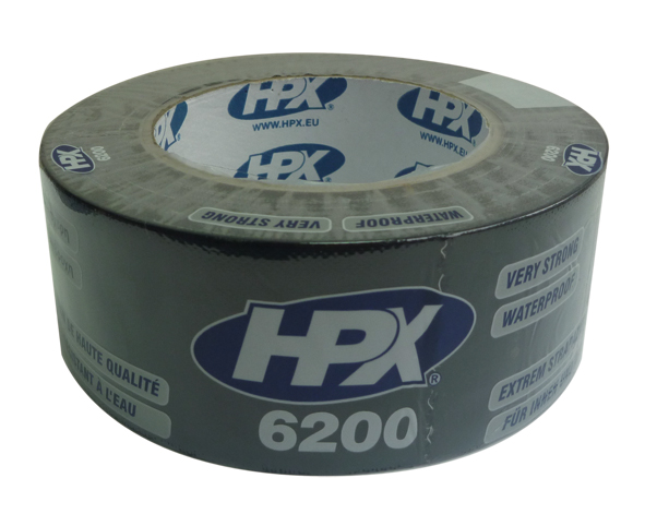 Ruban toile adhésif noir 50mm x 25mPROM