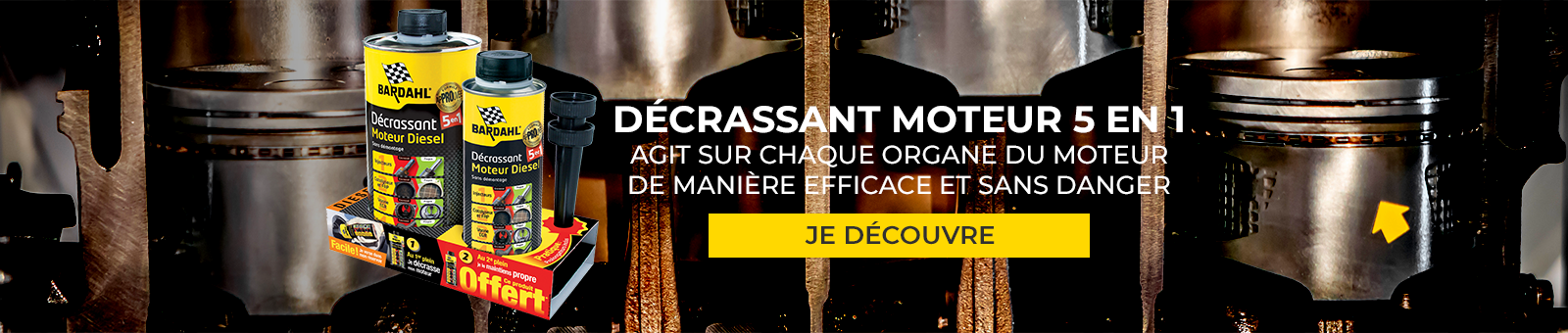 Bardahl décrassant moteur Diesel 1L + 300ml Offert