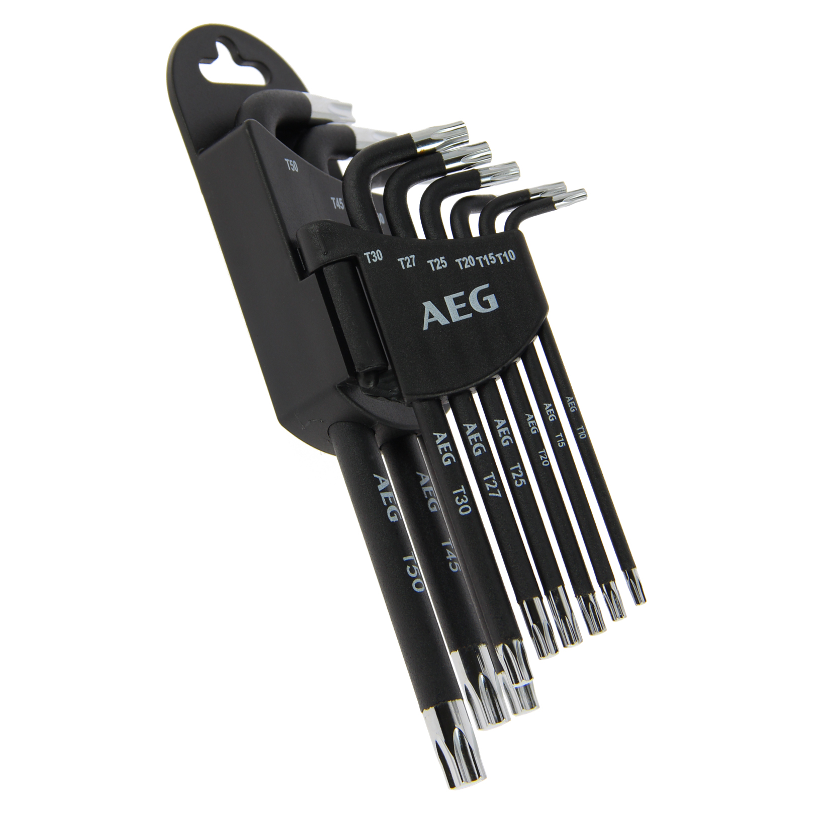 AEG set de 9 clés étoile + support
