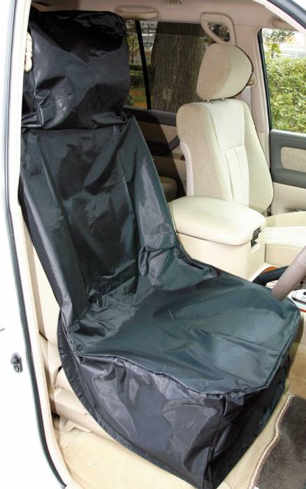 Housse protection siège voiture polyester noir