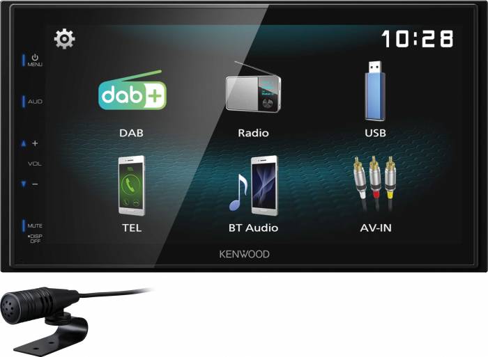 Autoradio multimédia 2 DIN DAB+/USB/BT KENWOOD DMX125DAB – Etape Auto