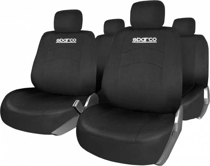 Housse de siège noir jeu complet SPARCO – Etape Auto