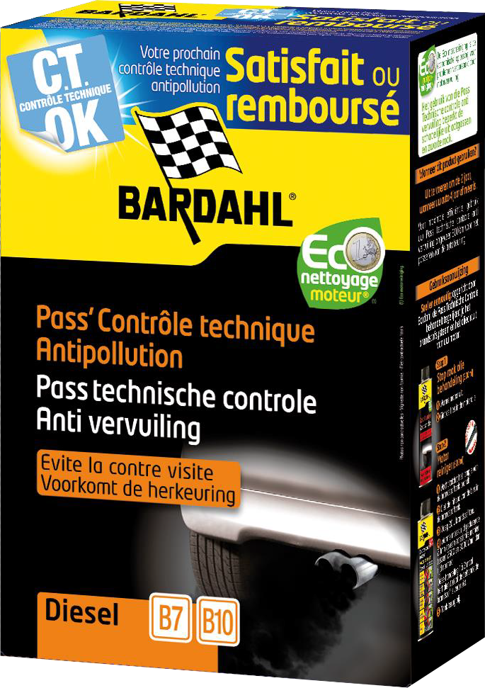 Pass contrôle technique Diesel Bardahl - Etape Auto
